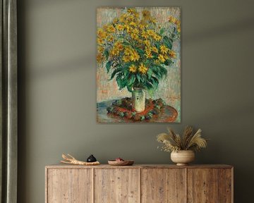 Aardpeer bloemen, Claude Monet