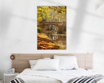 Die Quintyns-Brücke in Utrecht im Herbst. von zeilstrafotografie.nl