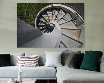 Urbex spiral staircase snail shell by Dyon Koning