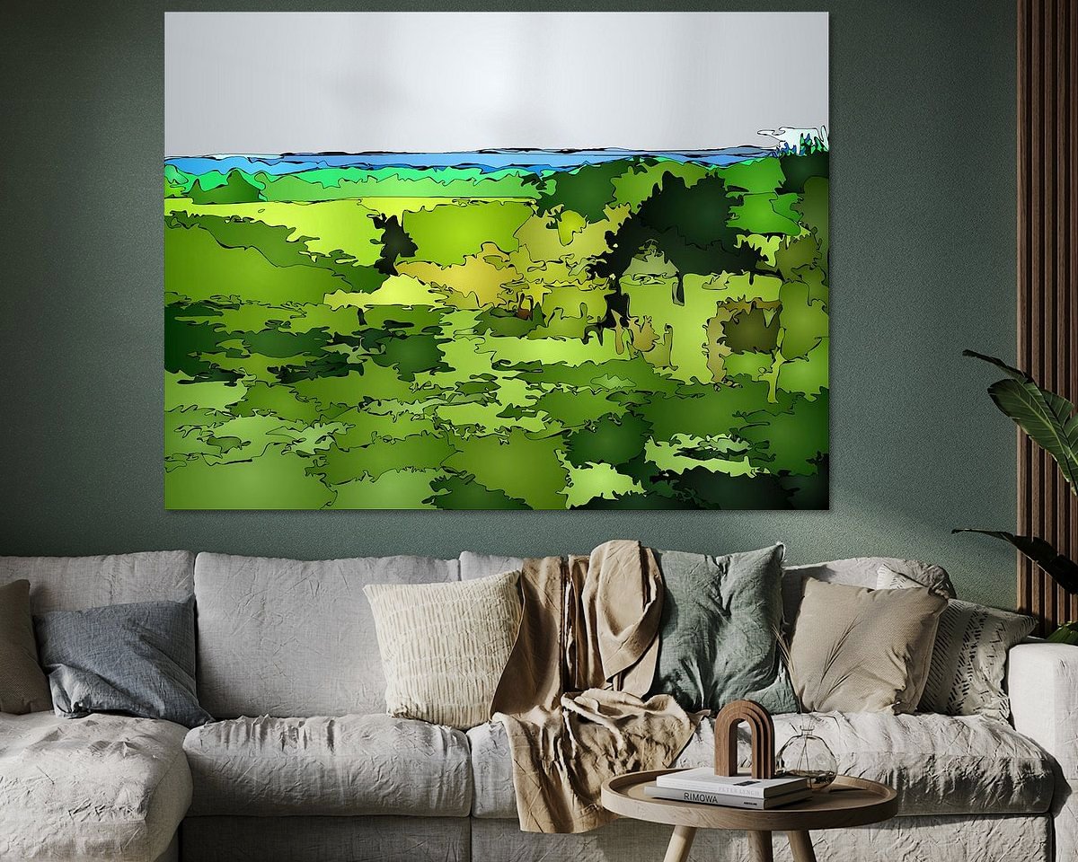 Example of the artwork in a room