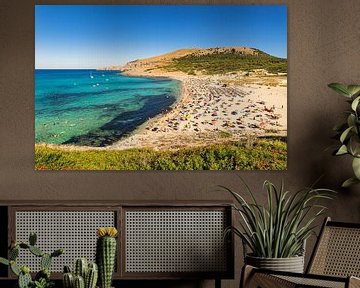 Belle plage de la baie de Cala Mesquida, Majorque Espagne sur Alex Winter