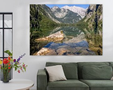 Blick auf einen Bergsee in den Berchtesgadener Alpen von Animaflora PicsStock