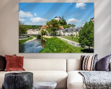 Blick auf das Schloss in Greiz Thüringen von Animaflora PicsStock
