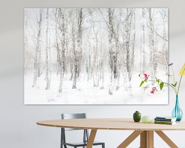 Winter in het bos van Ingrid Van Damme fotografie