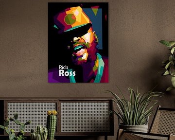 Rick Ross amazing popart von miru arts