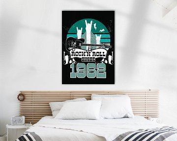 Rock N Roll Since 1962 Father's Day Gift for Dads