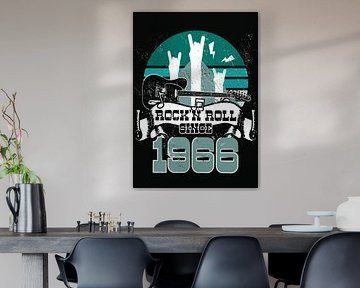 Rock N Roll Since 1966 Father's Day Gift for Dads