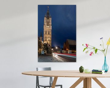 Belfry of Ghent and the sheepfold by Marcel Derweduwen