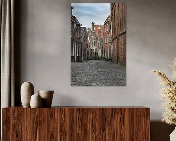 Pittoresk Oud Hollands straatje in Blokzijl van Patrick Verhoef