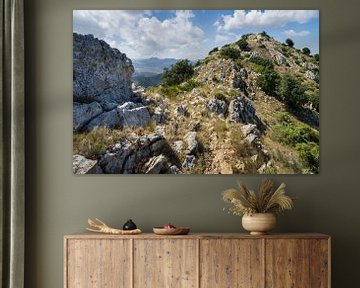 Berglandschaft und Wolken 2