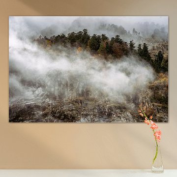 Cauterets dans les nuages