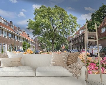 Bloemen in de Gerard Noodtstraat - Tuinwijk - Utrecht