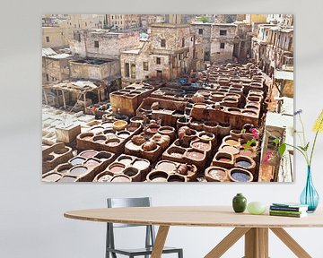 Tannery in Fez Morocco by Eye on You