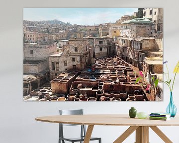 Tannery in Fez Morocco by Eye on You