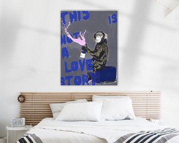 This is not a love Story - Hommage Banksy von Felix von Altersheim