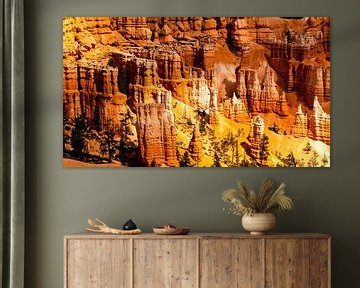 wunderschöne Felsformation mit Hoodoos am Bryce Canyon Nationalpark in Utah USA von Dieter Walther