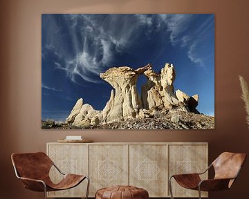 De-na-zin wilderness area, Bisti badlands, New Mexico USA by Frank Fichtmüller