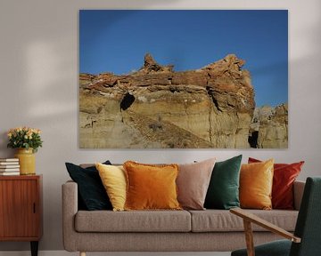 De-na-zin wilderness area- petrified wood, Bisti badlands, New Mexico USA by Frank Fichtmüller