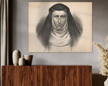 Carel Christiaan Antony Last, Porträt einer Nonne, 1834 - 1845