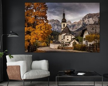 Ramsau near Berchtesgaden in autumn by Marika Hildebrandt FotoMagie