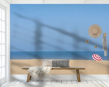 Parasol op het Strand