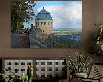 Königstein Fortress (Elbe Sandstone Mountains / Saxon Switzerland) by t.ART