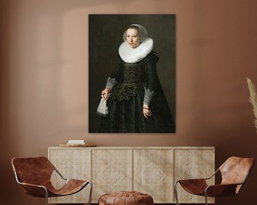 Portret van een dame, Nicolaes Pickenoy