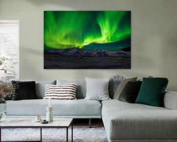 Nordlichter, Island Aurora Borealis von Gert Hilbink