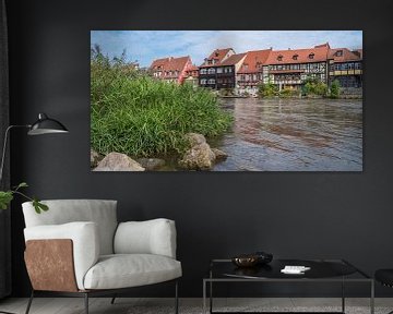 Panorama auf dem Fluss von Klein-Venedig in Bamberg Deutschland von Animaflora PicsStock
