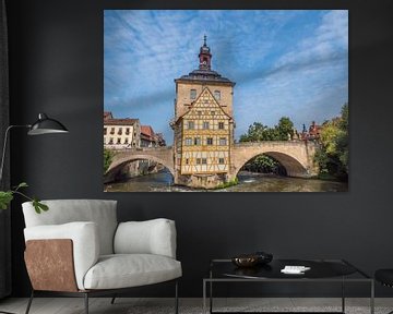 Blick auf das alte Rathaus in Bamberg von Animaflora PicsStock