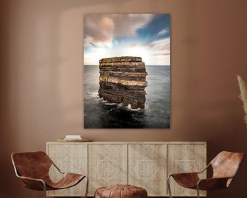 Dun Briste Sea Stack van Hans Brasz