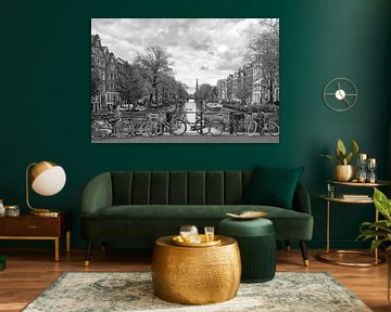 Prinsengracht et Westerkerk à Amsterdam