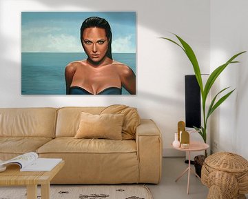Angelina Jolie schilderij von Paul Meijering