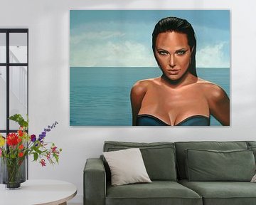 Angelina Jolie schilderij