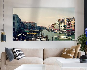 Venetië Canal Grande (Italië) van Vanmeurs fotografie