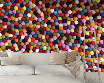 Multicoloured Felt Balls by Harry Hadders Design