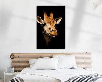 Giraffe with an attitude van Lynlabiephotography