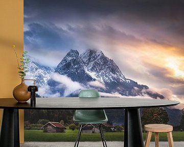 Hammersbach zonsondergang