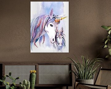 Unicorns by Printed Artings