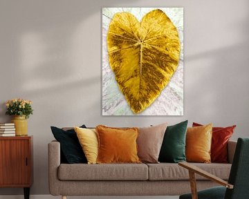 Golden Leaf van True Nature Art