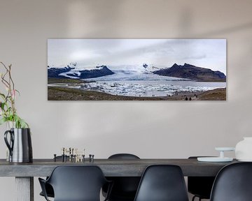 Panorama Vatnajökull gletsjer van Ferry D