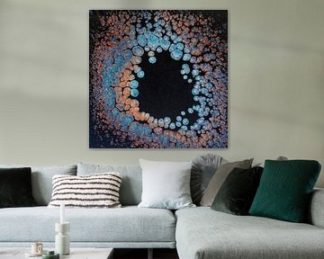 Infinity-abstract-minimalistisch-acrylverf op canvas van Hannie Kassenaar