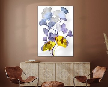 Ginko-Blumenschmuck #ginko von JBJart Justyna Jaszke