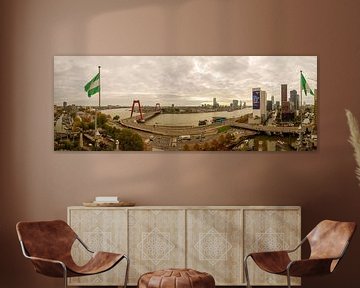 Panorama Rotterdam van Jim van Iterson