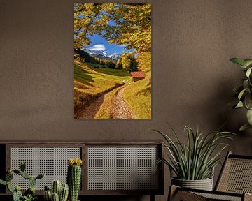 Herbst in den bayerischen Alpen