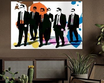 Reservoir Dogs Pop Art Farben von Art By Dominic