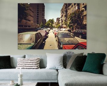 Les rues d'Égypte (Le Caire et Fayoum) 08 sur FotoDennis.com | Werk op de Muur