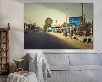 Les rues d'Égypte (Le Caire et Fayoum) 12 sur FotoDennis.com | Werk op de Muur