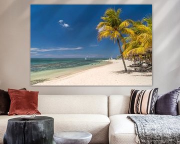 Dream beach Mauritius by Peter Schickert