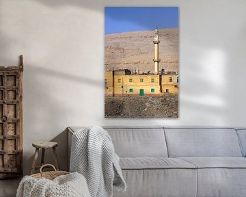 Mosquée dans le désert égyptien